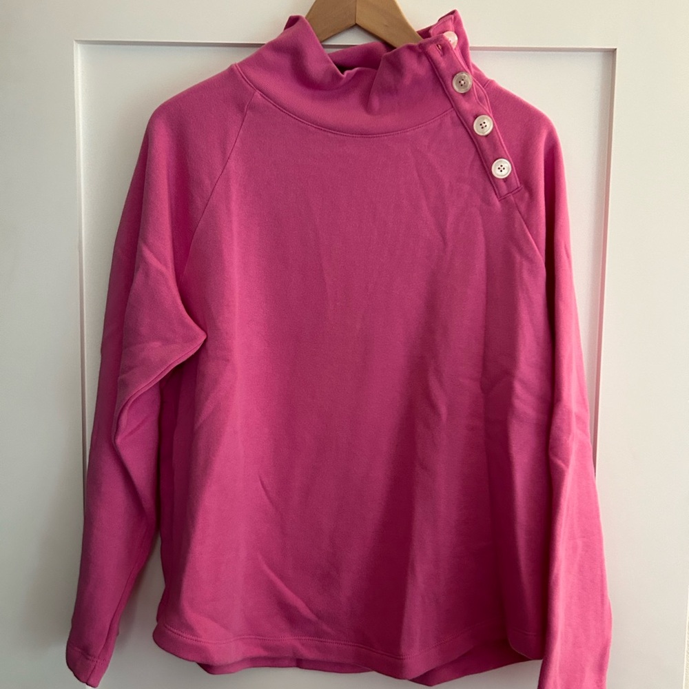 J crew mock sweatshirt